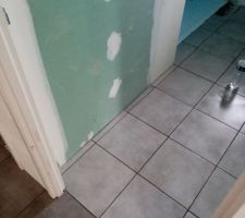Pose carrelage salle de bain