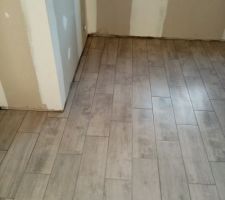 Pose carrelage chambre 2