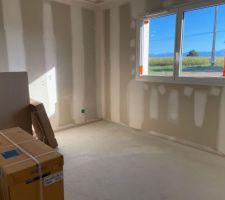 Placo int&eacute;rieur chambre 2