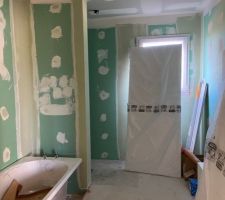 Placo int&eacute;rieur SdB