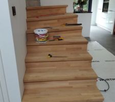 Escalier en cours
