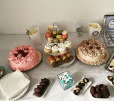 Une partie du buffet sucré
