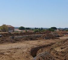 Avancement des travaux du lotissement