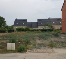 Terrain juste avant le d&eacute;but des travaux