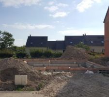 Vide sanitaire en cours de réalisation