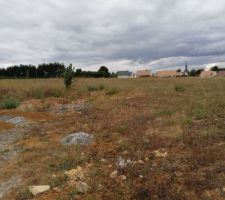 Terrain avant viabilisation