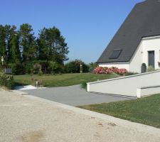 Vue de la maison avant pose du portail