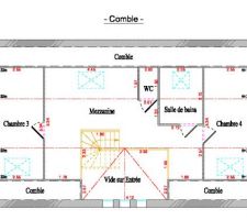 Voici ci joint les plan de notre maison que nous avons dessinés nous même