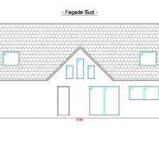 Voici ci joint les plan de notre maison que nous avons dessinés nous même