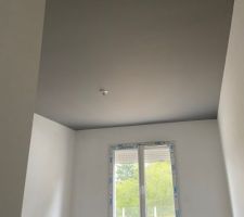 Peinture plafond (gris) chambres