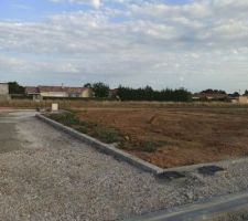 Photo du terrain avant construction