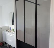 Paroi de douche posée
