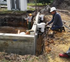 Déplacement et installation des murs