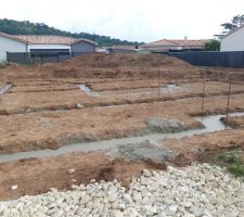 Coulage des fondations