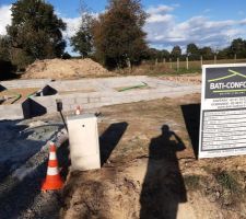 Élaboration des fondations et vides sanitaire le 26/09/20 ca avance trop vite a mon goût