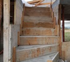 Escalier accès 1er étage