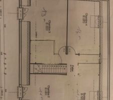 Plan 1 er étage ( en cours de modif )