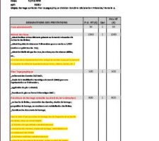 Devis G&eacute;om&egrave;tre.