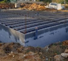 Fin pose des poutrelles-hourdis