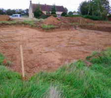 Implantation de la maison.