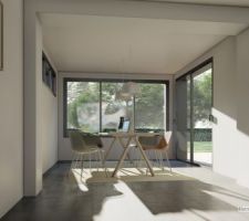 Agrandissement, vue intérieur