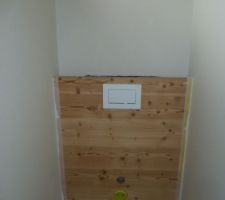 Le coffrage des toilettes suspendues