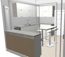 Plan cuisine 1: partie évier