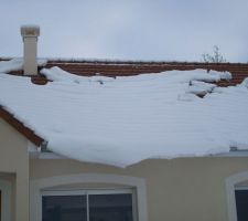 Neige le lundi 29 novembre 2010.