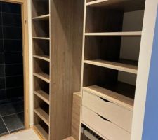 Pose du dressing parental