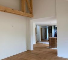 Vue depuis le salon...