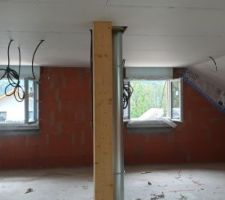 Pose des plafonds et de l'électricité