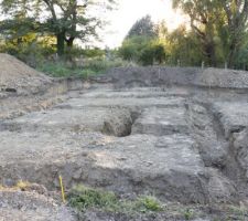 Fouilles en cours - vue zone habitable