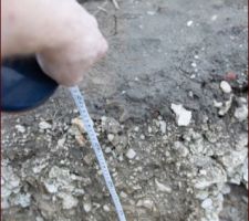Fouilles après le déluge - 60 cm d'eau sur 120 cm