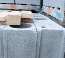 Agglos 20*25*50 pour chainage vertical