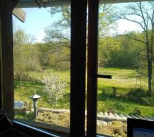 Vue sur la vallée d'une chambre