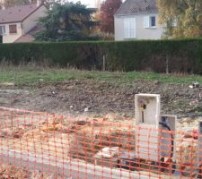 Zone du terrain ou est implantée la maison