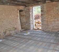 Plancher hourdis en cours