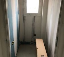 Une petite semaine après la chape. 
WC couloir/bati TECE Premium