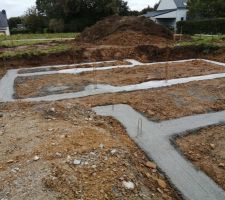Ouverture du chantier depuis le 02 octobre,les fondations sont r&eacute;alis&eacute;es .
