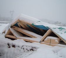 Charpente sous la neige GRRRRRRRRRRRRRR