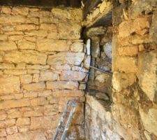 Reprise ar&ecirc;te de mur