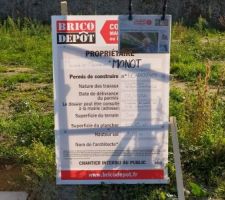 2ème semaine d'affichage du panneau