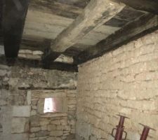 Poutre ancienne trémie + plancher