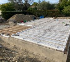 Pose des poutrelles, hourdis , ferraillage ...