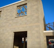 Charpente : Vue façade derriere