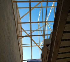 Charpente : Vue de l'intérieure de la maison
