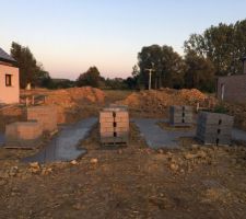 Semelle béton