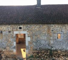 Fa&ccedil;ade arri&egrave;re avant sablage