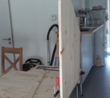 Tiroirs sous escalier: les caissons...bien verticales