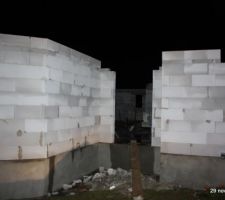 Élévation murs RDC : porte d'entrée